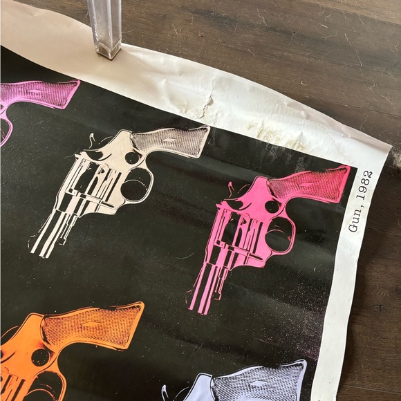 40W Andy Warhol Gun 1982 Print